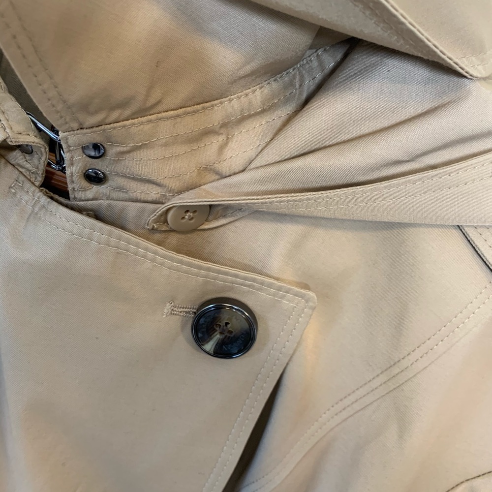 London Fog Trench Coat British Khaki - Picture 6 of 11